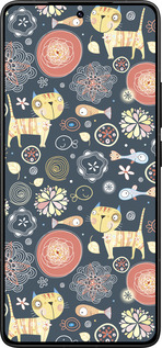 Силиконовый чехол Котята v4 для Xiaomi Poco F7 Ultra - 1224u-4086 изображение 