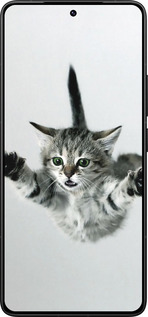 Силиконовый чехол Летящий котёнок для Xiaomi Poco F7 Ultra - 2322u-4086 изображение 