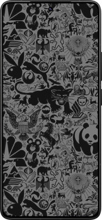 Силиконовый чехол Чёрно-серый стикер бомбинг для Xiaomi Redmi K80 Pro - 2432u-4145 изображение 