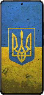 Силиконовый чехол Флаг и герб Украины 2 для Xiaomi Poco F7 Ultra - 378u-4086 изображение 