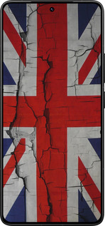 Силиконовый чехол Флаг Великобритании 2 для Xiaomi Poco F7 Ultra - 387u-4086 изображение 