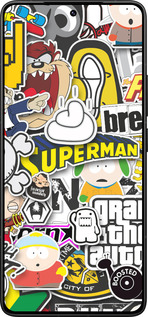 Силиконовый чехол Popular logos для Xiaomi Poco F7 Ultra - 4023u-4086 изображение 