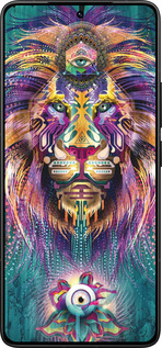 Силиконовый чехол Люминесцентный лев для Xiaomi Redmi K80 Pro - 4037u-4145 изображение 