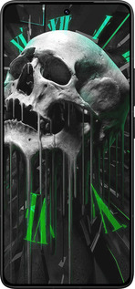 Силіконовий чехол Череп-годинник для Xiaomi Redmi K80 Pro - 4100u-4145 изображение 