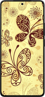 Силиконовый чехол Красивые бабочки для Xiaomi Poco F7 Ultra - 4170u-4086 изображение 