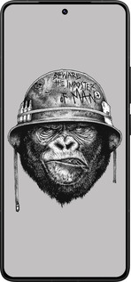 Силиконовый чехол military monkey для Xiaomi Poco F7 Ultra - 4177u-4086 изображение 