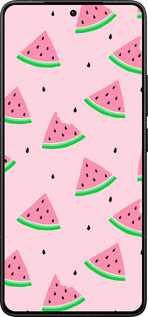 Силиконовый чехол Розовый арбуз для Xiaomi Redmi K80 Pro - 4314u-4145 изображение 