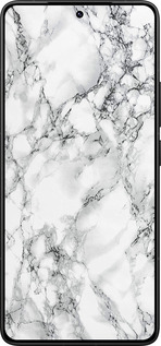 Силиконовый чехол Мрамор белый для Xiaomi Redmi K80 Pro - 4480u-4145 изображение 