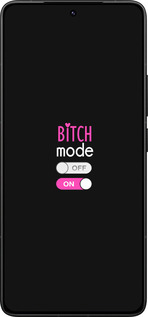 Силиконовый чехол Bitch mode для Xiaomi Redmi K80 Pro - 4548u-4145 изображение 