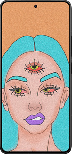 Силиконовый чехол Девушка рисунок для Xiaomi Redmi K80 Pro - 4576u-4145 изображение 