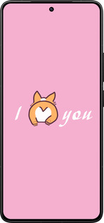 Силиконовый чехол Люблю1 для Xiaomi Poco F7 Ultra - 4587u-4086 изображение 