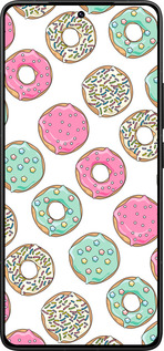 Силіконовий чехол Пончики 1 для Xiaomi Redmi K80 Pro - 4657u-4145 изображение 