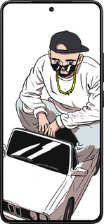 Силиконовый чехол Тачка для Xiaomi Poco F7 Ultra - 4663u-4086 изображение 