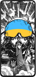 Силиконовый чехол Призрак Киева v3 для Xiaomi Redmi K80 Pro - 5307u-4145 изображение 