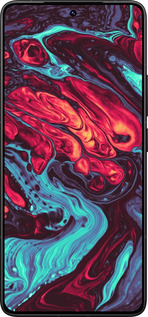 Силіконовий чехол Синя червона абстакція для Xiaomi Redmi K80 Pro - 5339u-4145 изображение 