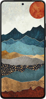 Силиконовый чехол Закат горы для Xiaomi Poco F7 Ultra - 5434u-4086 изображение 