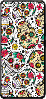 Силиконовый чехол Черепа для Xiaomi Poco F7 Ultra - 5471u-4086 изображение 