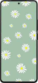 Силиконовый чехол Ромашки v4 для Xiaomi Poco F7 Ultra - 5603u-4086 изображение 