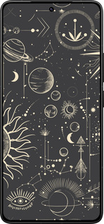 Силиконовый чехол Фаза луны для Xiaomi Redmi K80 Pro - 5605u-4145 изображение 