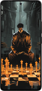 Силиконовый чехол Шахматы для Xiaomi Poco F7 Ultra - 5951u-4086 изображение 
