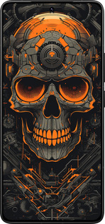 Силіконовий чехол Череп для Xiaomi Redmi K80 Pro - 5952u-4145 изображение 