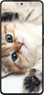 Силиконовый чехол Котик для Xiaomi Poco F7 Ultra - 6024u-4086 изображение 