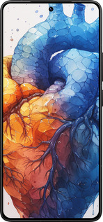 Силиконовый чехол Арт-сердце для Xiaomi Redmi K80 Pro - 6034u-4145 изображение 