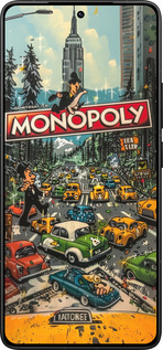 Силиконовый чехол Городской драйв Monopoly для Xiaomi Poco F7 Ultra - 6088u-4086 изображение 