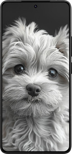 Силиконовый чехол Мальтипу на чорном фоне для Xiaomi Redmi K80 Pro - 6156u-4145 изображение 