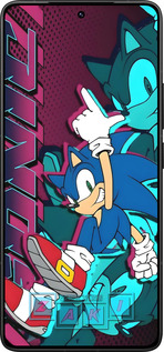 Силиконовый чехол Соник для Xiaomi Redmi K80 Pro - 6284u-4145 изображение 