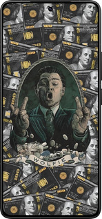 Силиконовый чехол Волк с валл стрит для Xiaomi Redmi K80 Pro - 6287u-4145 изображение 