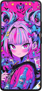 Силиконовый чехол Аниме милаха для Xiaomi Redmi K80 Pro - 6314u-4145 изображение 