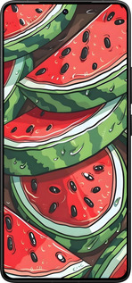 Силиконовый чехол Арбуз для Xiaomi Redmi K80 Pro - 6315u-4145 изображение 