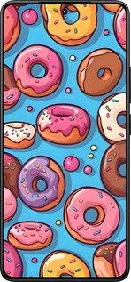 Силиконовый чехол Пончики для Xiaomi Poco F7 Ultra - 6318u-4086 изображение 
