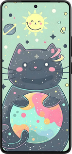 Силиконовый чехол Милый котик для Xiaomi Redmi K80 Pro - 6364u-4145 изображение 