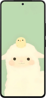 Силиконовый чехол Барашек и ципленок для Xiaomi Poco F7 Ultra - 6369u-4086 изображение 