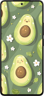 Силиконовый чехол Авокадо для Xiaomi Poco F7 Ultra - 6380u-4086 изображение 