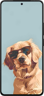 Силиконовый чехол Пес в очках для Xiaomi Poco F7 Ultra - 6381u-4086 изображение 