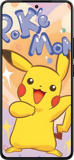 Силиконовый чехол Пикачу для Xiaomi Poco F7 Ultra - 6383u-4086 изображение 