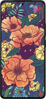 Силиконовый чехол С изображением полевых цветов для Xiaomi Poco F7 Ultra - 6419u-4086 изображение 