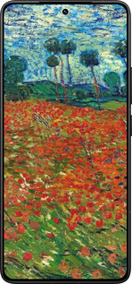 Силиконовый чехол Винсент Ван Гог-Маковое поле для Xiaomi Redmi K80 Pro - 6466u-4145 изображение 