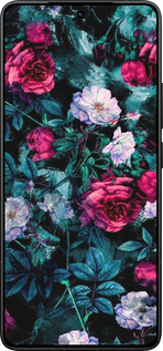 Силиконовый чехол Сад и розы для Xiaomi Redmi K80 Pro - 6483u-4145 изображение 