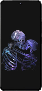 Силиконовый чехол С изображением скелета для Xiaomi Redmi K80 Pro - 6537u-4145 изображение 