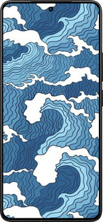 Силиконовый чехол Абстрактный рисунок морских волн для Xiaomi Poco F7 Ultra - 6538u-4086 изображение 