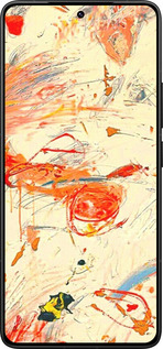 Силиконовый чехол Динамичная картина с хаотичными мазками для Xiaomi Poco F7 Ultra - 6540u-4086 изображение 