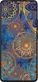 Силиконовый чехол Золотой узор для Xiaomi Poco F7 Ultra - 678u-4086 изображение 