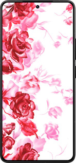 Силіконовий чехол Намальовані троянди для Xiaomi Poco F7 Ultra - 724u-4086 изображение 