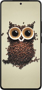 Силіконовий чехол Сова з кави для Xiaomi Redmi K80 Pro - 777u-4145 изображение 