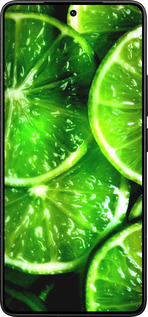Силиконовый чехол Зелёные дольки лимона для Xiaomi Poco F7 Ultra - 852u-4086 изображение 
