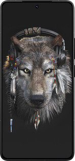 Силиконовый чехол Волк-меломан для Xiaomi Poco F7 Ultra - 875u-4086 изображение 